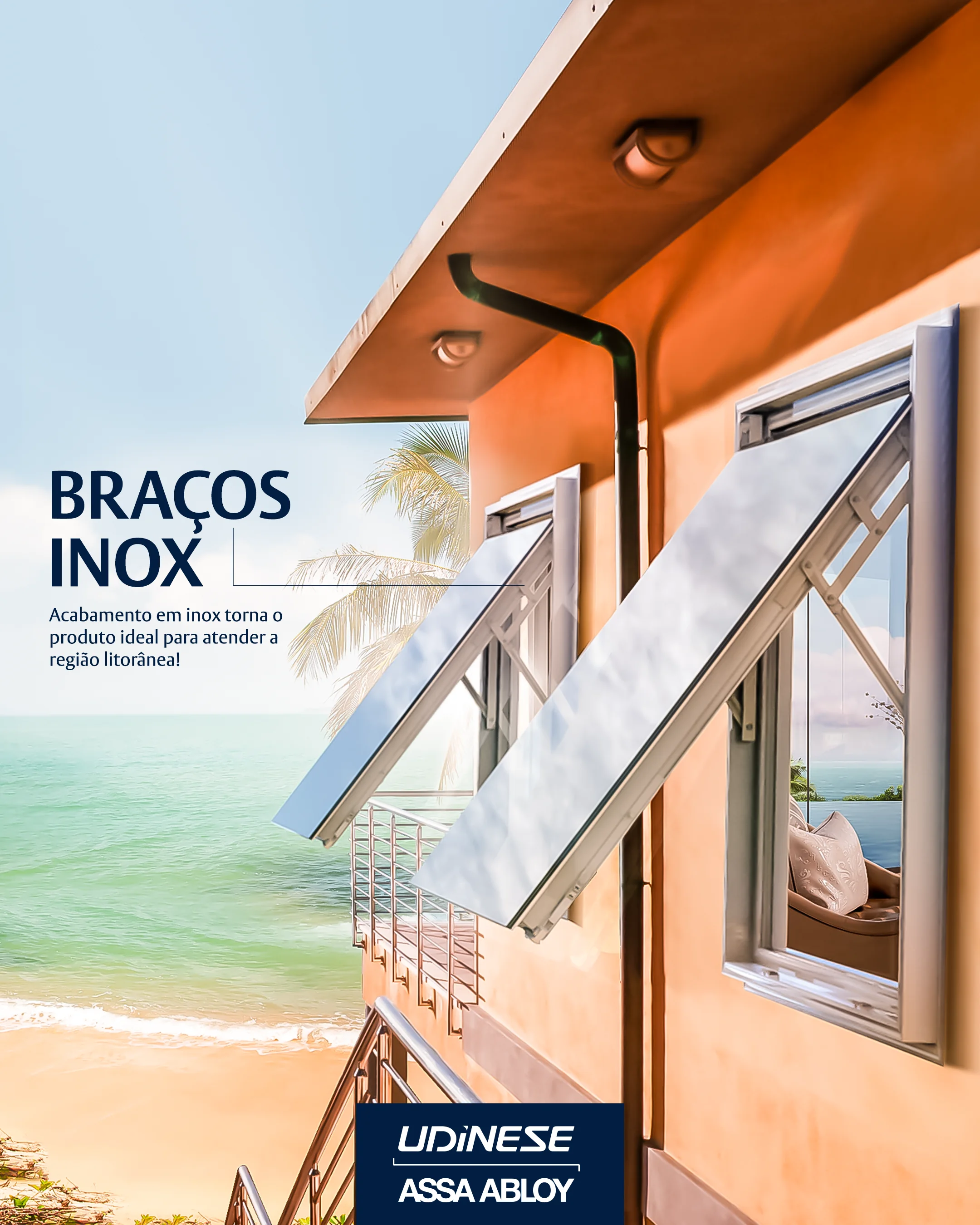 Braços Inox | Direção de arte e comunicação de produto · peça 1
