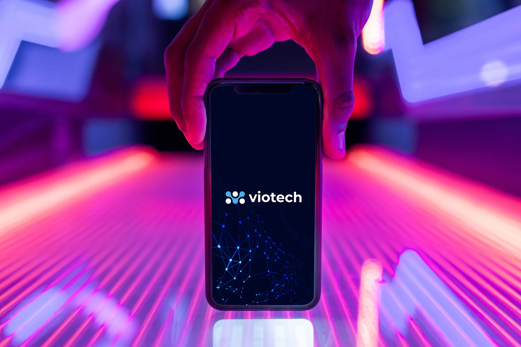 Identidade Viotech | Branding e sistema visual · peça 3